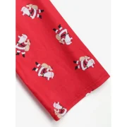 Santa Claus Patterned atching Christmas Family Pajamas - Dad Fansmadedirect