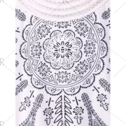 Scoop Neck Ethnic Print Sleeveless Dress - Fansmadedirect