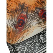 Sexy Scoop Neck Sleeveless Chains Embellished Slimming Women's Dress - Orange One Size(fit Size Xs To Fansmadedirect