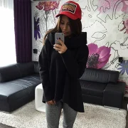 Simple Hoodies for Women - Red Fansmadedirect