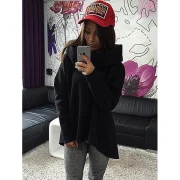 Simple Hoodies for Women - Red Fansmadedirect