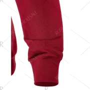 Skew Neck Witches Print Halloween Sweatshirt - Red Fansmadedirect