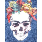 Skull Rose Tank Top - Blue Fansmadedirect