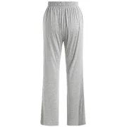 Sleepwear Drawstring Flare Pants - Light Gray Fansmadedirect