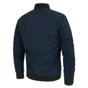 Sleeved Pocket Solid Color Jacket - Dark Slate Blue Fansmadedirect