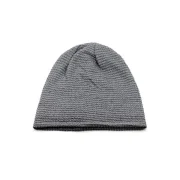 Solid Small Checkered Elastic Knitted Hat - Fansmadedirect