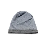 Solid Small Checkered Elastic Knitted Hat - Fansmadedirect