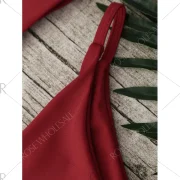 Spaghetti Strap Bikini Suit - Red Fansmadedirect