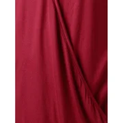 Spaghetti Strap Cold Shoulder T-shirt - Red Fansmadedirect