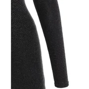 Sparkly Open Back Bodycon Dress - Black Fansmadedirect