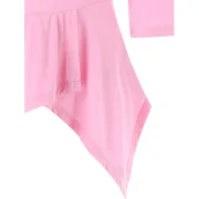 Three Quarter Sleeve Skirted T-shirt - ight Pink Fansmadedirect