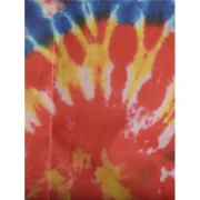 Tie Dye Print Hidden Button Shirt - Fansmadedirect