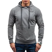Tiger Embroidery Raglan leeve Hoodie - Dark Gray Fansmadedirect