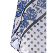 Tribal Print Asymmetrical Tank Top - White Fansmadedirect