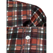Turn Down Collar Checkered Print Long Sleeves Shirt - Fansmadedirect
