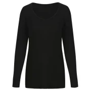 Two Tones Long Sleeve Tearing T-shirt - White Fansmadedirect