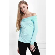 tylish lash Neck Long leeve Cassiopia Women's Tee - Blue Fansmadedirect