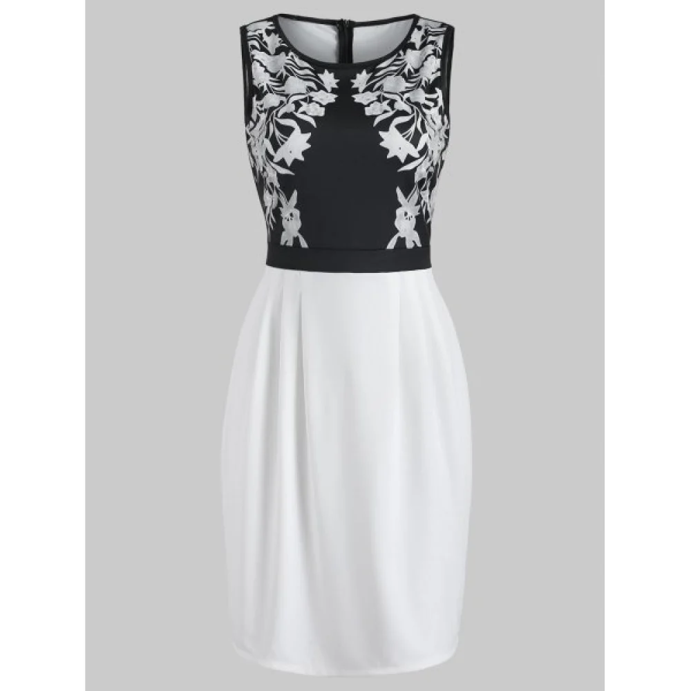 ummer Blossom Dress - Black Fansmadedirect