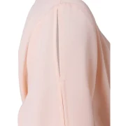 V Neck Asymmetrical Surplice Dress - Light Pink Fansmadedirect