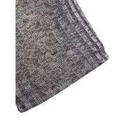 V-Neck Design Solid Color Casual T-shirt - Light Gray Fansmadedirect