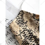 Valentine erpentine Print Bralette Outfits - andy Beige Fansmadedirect