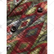 Vintage Printed Ruffles Chiffon Dress - Fansmadedirect