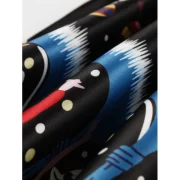 Vintage triped Printed High Waist Dress - Fansmadedirect