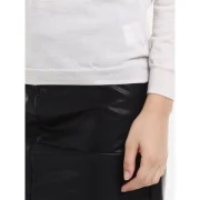 ZAN.STYE Ribbed Wool Turtleneck Sweater - Apricot Fansmadedirect