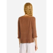 ZAN.STYLE Crew Neckline Loose Sweater - Sugar Fansmadedirect
