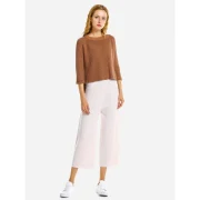 ZAN.STYLE Crew Neckline Loose Sweater - Sugar Fansmadedirect