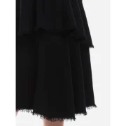 ZAN.STYLE Long Sleeve Slim Fit Sweater Dress - Black Fansmadedirect