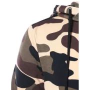 Zip Pockets Drawstring Camouflage Hoodie - Acu Camouflage Fansmadedirect