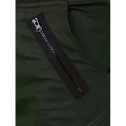 Zipper Embellished Elastic Waist Jogger Pants - Army Green Fansmadedirect