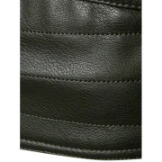 Zippers Embellished Casual Faux Leather Jacket - Army Green Fansmadedirect